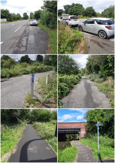 Shropshire Union Canal Meadow Lane Bridge 139 to New Road Bridge 148 (Ellesmere Port)