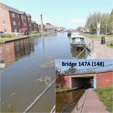 Shropshire Union Canal Meadow Lane Bridge 139 to New Road Bridge 148 (Ellesmere Port)